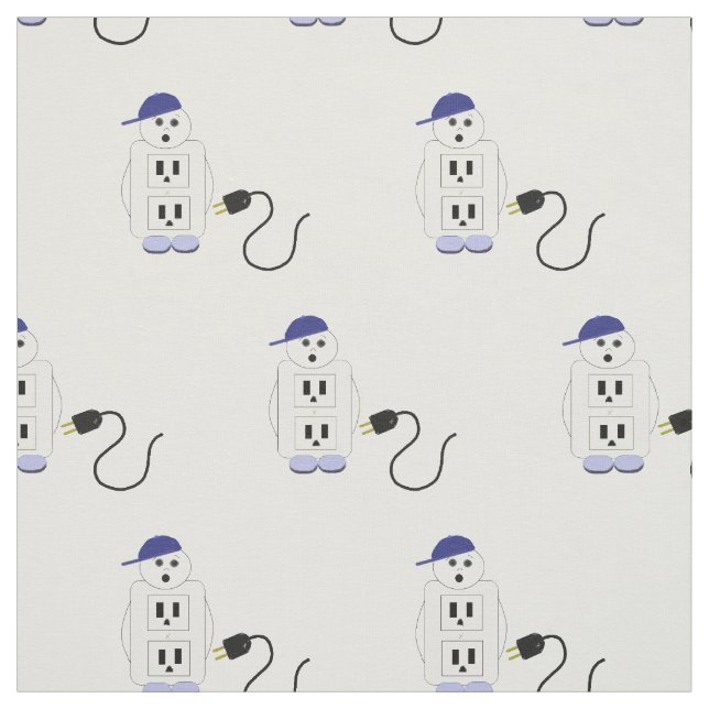 Tissu Conception Électricien (Échantillon)