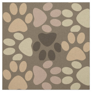 Tissu Conception Empreinte de patte