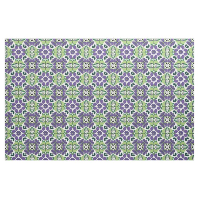 Tissu Conception florale abstraite colorée (Fat Quarter)