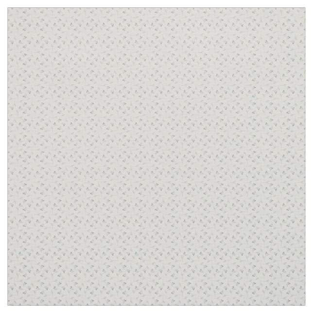 Tissu Conception florale neutre minimale avec des accent (Échantillon)