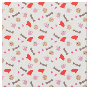 Tissu Conception Motif des Doodles de Noël