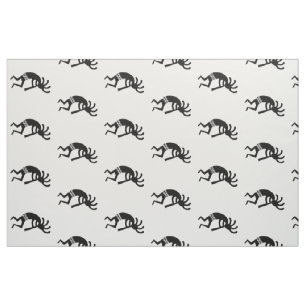 Tissu Conception noire et blanche de sud-ouest de motif