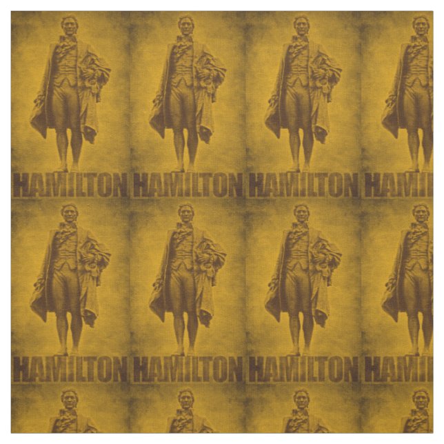 Tissu Conception statuesque d'Alexander Hamilton (Échantillon)