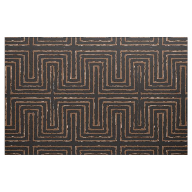 Tissu Conception tribale Motif africaine moderne (Yard)