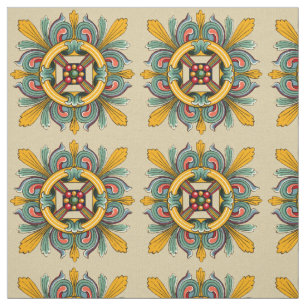 Tissu Conception victorienne de tuile de cire d'abeille