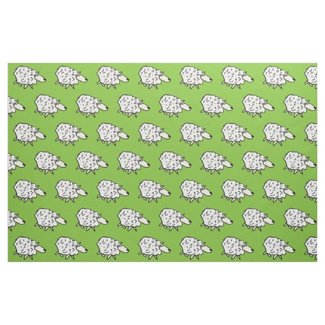 Tissu Conceptions de moutons dans un motif sur un (Fat Quarter)