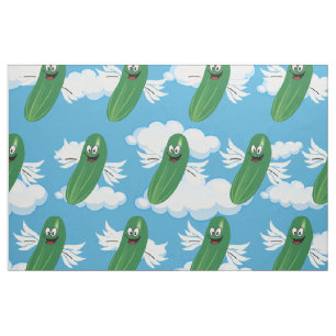 Tissu Concombre Drôle Pickles Nourriture Humour Fantaisi