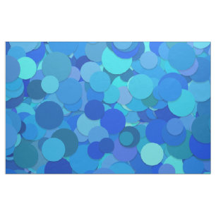 tissu confetti à point bleu