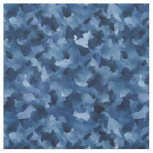 Tissu Confetti bleu Abstrait