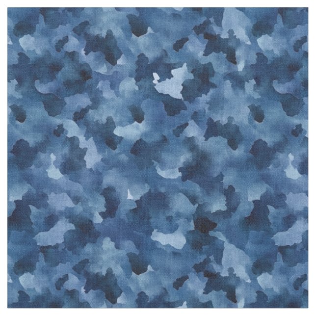 Tissu Confetti bleu Abstrait (Fermer)