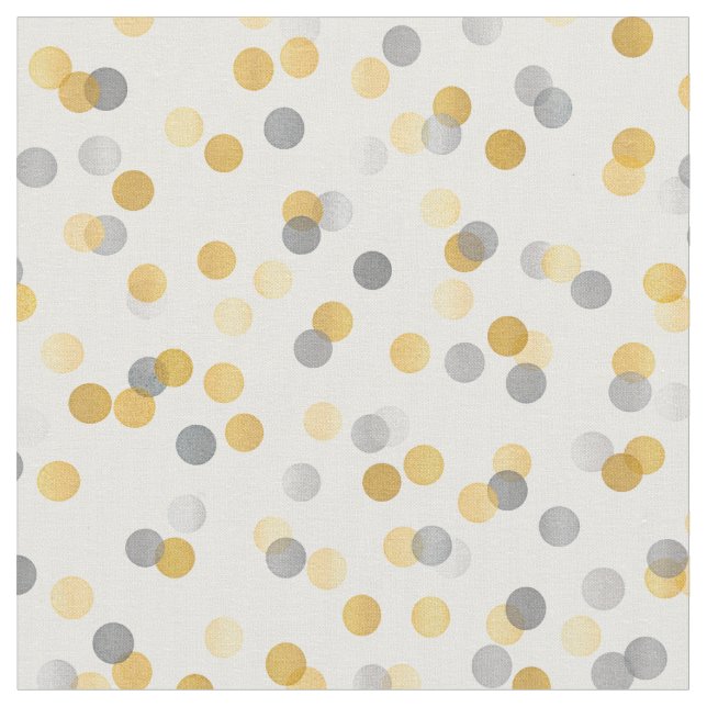 Tissu Confettis sans couture d'or et d'argent (Fermer)