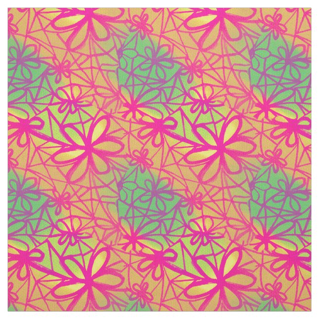 Tissu Connexion des fleurs (Échantillon)