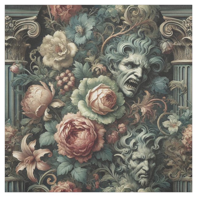 Tissu Conseil des peines - Carreau de déclaration gothiq (Échantillon)