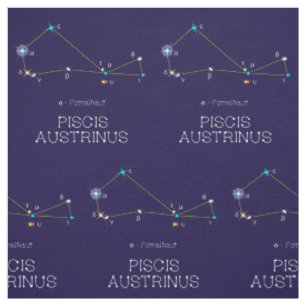 Tissu Constellation Des Étoiles Piscis Austrinus