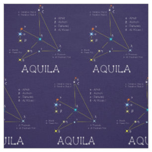 Tissu Constellation D'Étoiles Aquila Ou Aigle
