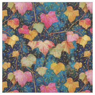 Tissu Constellations de lierre d'automne