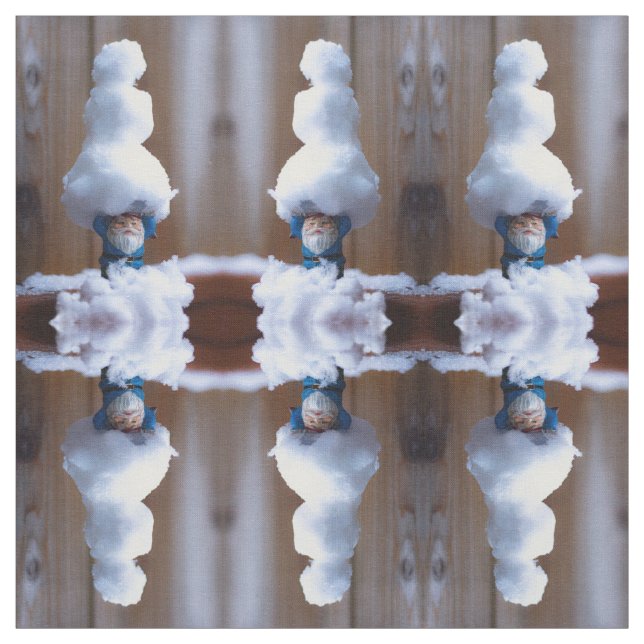 Tissu Construction d'un Snowman V (Échantillon)