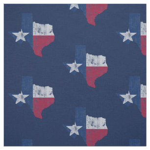 Tissu Contour vintage de pays du pavillon du Texas