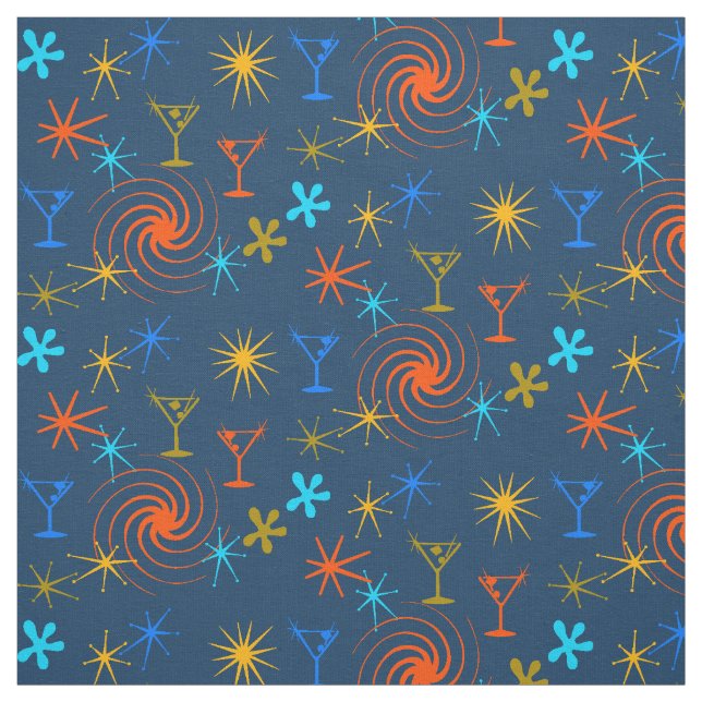 Tissu Conversationnel abstrait de Martini d'homme (Échantillon)