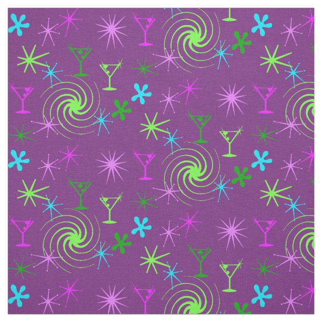 Tissu Conversationnel abstrait de Martini d'homme (Échantillon)