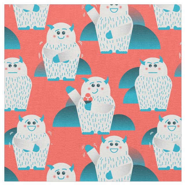 Tissu Cool Cold Yeti (Fermer)