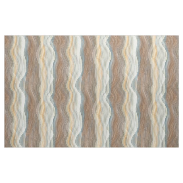 Tissu Cool Retro Abstrait Artistic Waves Motif (Fat Quarter)