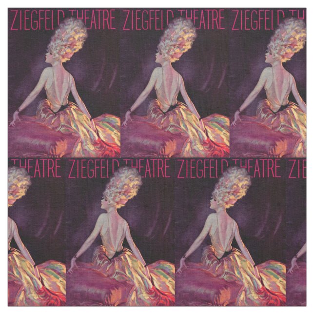 Tissu Copie 1927 de couverture de programme de théâtre (Échantillon)