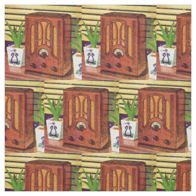 Tissu copie 1937 par radio de cathédrale (Échantillon)