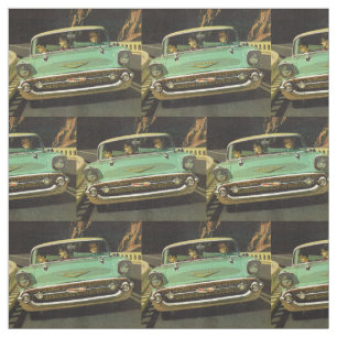 Tissu Copie 1957 de Bel Air de Chevy