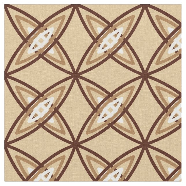 Tissu Copie atomique moderne de la moitié du siècle - (Fermer)