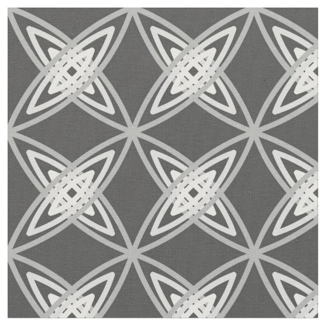 Tissu Copie atomique moderne de la moitié du siècle - (Fermer)
