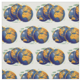 Tissu copie de globe
