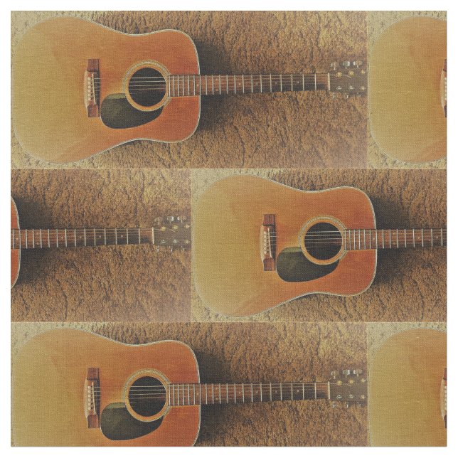 Tissu copie de guitare (Fermer)