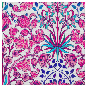 Tissu Copie de jacinthe de William Morris, rose de