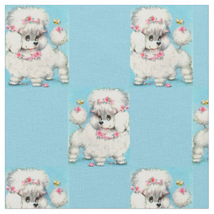 Tissu copie de nouveauté de chiot d'abeille et de