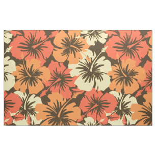 Tissu Copie florale hawaïenne de chemise de ketmie