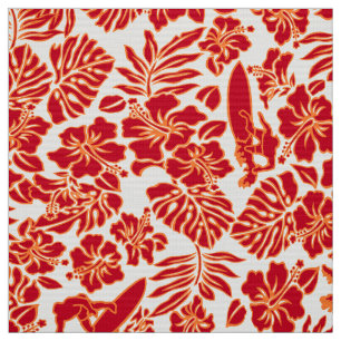Tissu Copie hawaïenne de chemise de ketmie de Pareau de