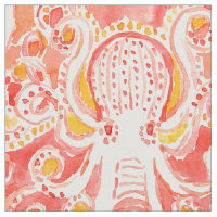 Copie lunatique nautique de corail d'aquarelle de