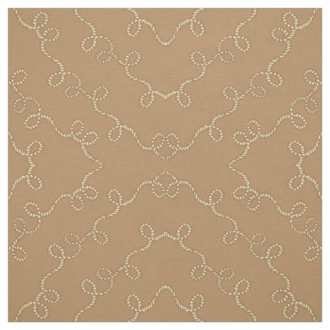 Tissu Copie occidentale de lasso de corde de cowboy (Échantillon)