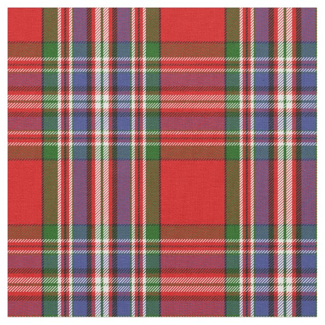 Tissu Copie rouge de tartan de MacFarlane (Fermer)