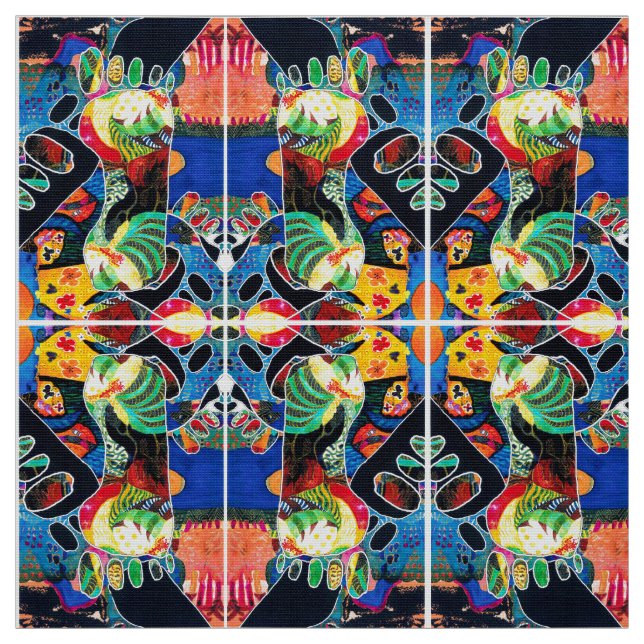 Tissu Copies de pied (Échantillon)