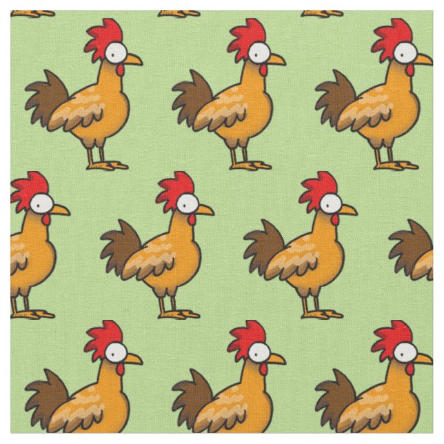 Tissu coq de poulet d'asile de fous (Fermer)