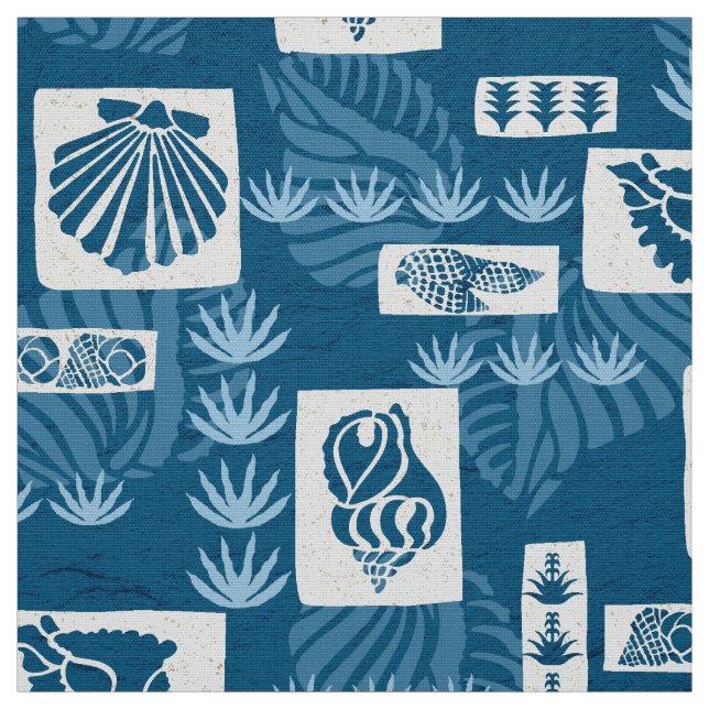 Tissu Coques sous-marines de Kua Bay Hawaiian (Échantillon)