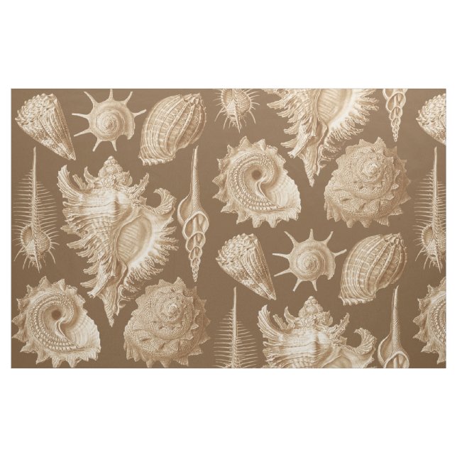 Tissu Coquillages Antiques Vintage (Fat Quarter)