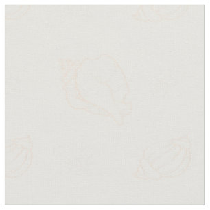 Tissu coquillages et étoiles de mer