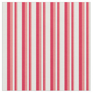 Tissu Corail clair, Crimson & Crème de menthe