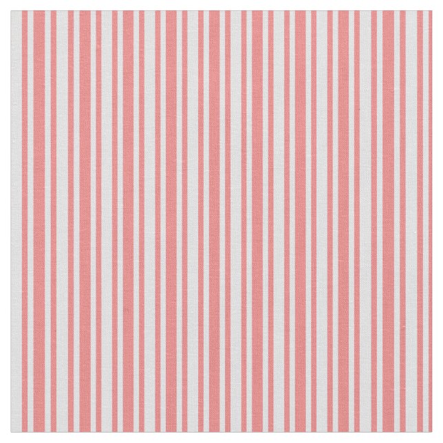 Tissu Corail clair et Motif couleur lavande (Fermer)