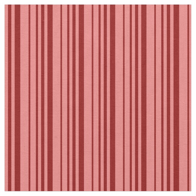 Tissu Corail clair et Motif rouge foncé (Fermer)