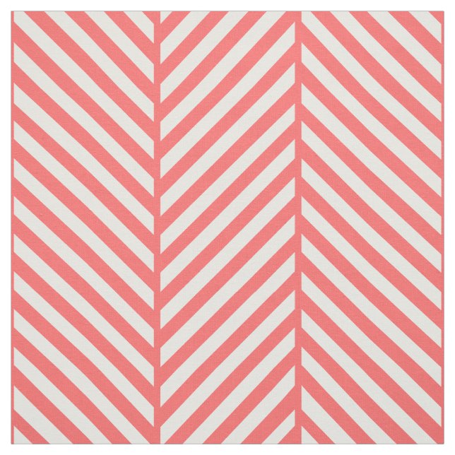 Tissu Corail Herringbone Grande échelle (Échantillon)