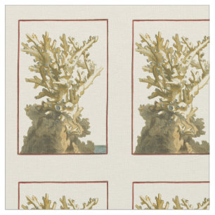 Tissu Corail par la mer